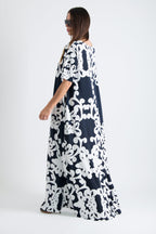 a line floral dress - eug fashion