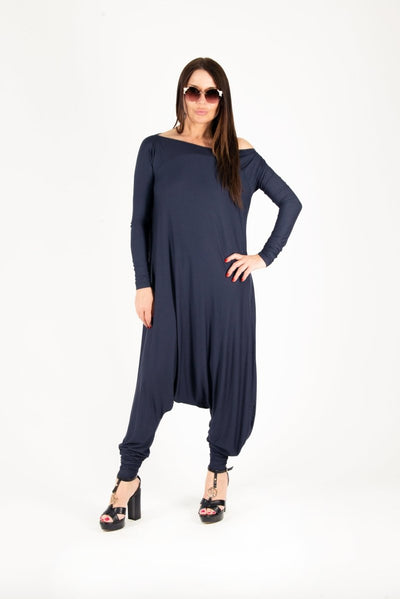 Dark Blue Harem Jumper Marla SALE - EUG Fashion EugFashion 