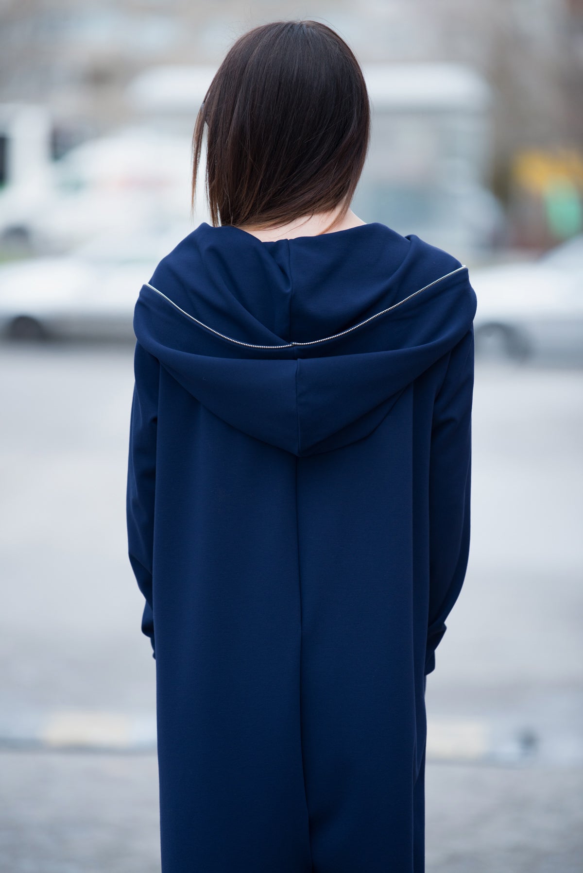 Cotton Hooded Jumpsuit - Evian