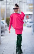 Dolman sleeve Dress CAMEL - EUG Fashion