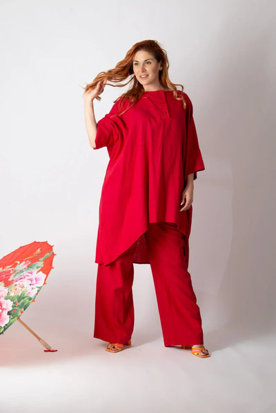 DOROTHY TWO PIECES LINEN SET - EUG Fashion EugFashion 