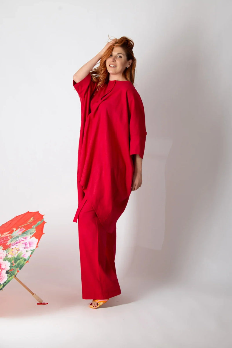 DOROTHY TWO PIECES LINEN SET - EUG Fashion EugFashion 