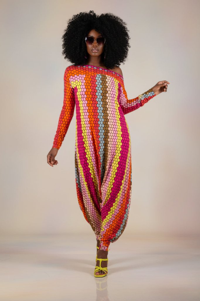 Dots Harem Jumpsuit Marla - EUG Fashion EugFashion 