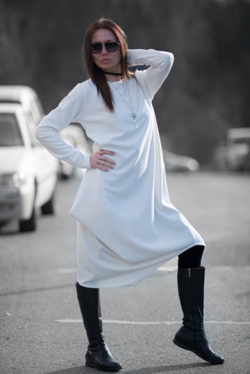 Dress with Long Sleeves HOLLY - EUG Fashion
