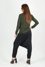 Drop Crotch Harem Pants ERIKA - EUG Fashion