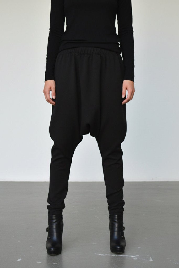 Drop Crotch Harem Pants NATALIE - EUG Fashion