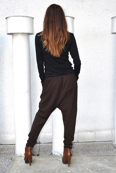 Drop Crotch Harem Pants NATALIE - EUG FASHION EugFashion 