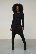 Drop Crotch Harem Pants NATALIE - EUG Fashion