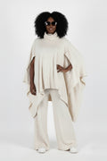 Knitted Poncho Outfit - Eva