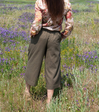 Elegant Linen Pants CAPRI - EUG Fashion EugFashion 