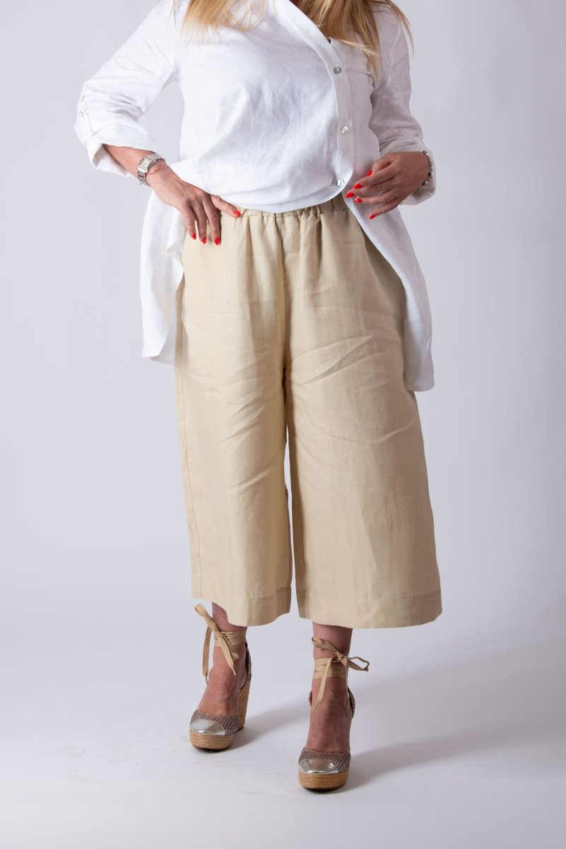 Elegant Linen Pants CAPRI - EUG Fashion EugFashion 