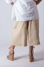Elegant Linen Pants CAPRI - EUG Fashion