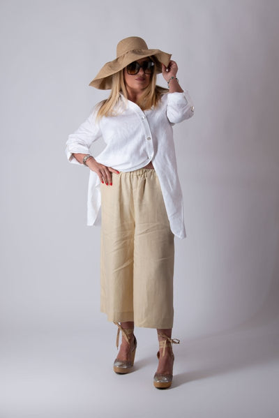 Elegant Linen Pants CAPRI - EUG Fashion EugFashion 