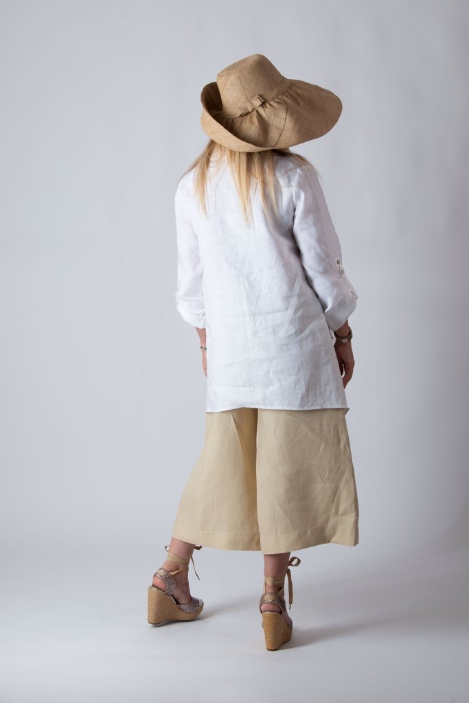 Elegant Linen Pants CAPRI - EUG Fashion