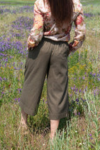 Elegant Linen Pants CAPRI - EUG Fashion