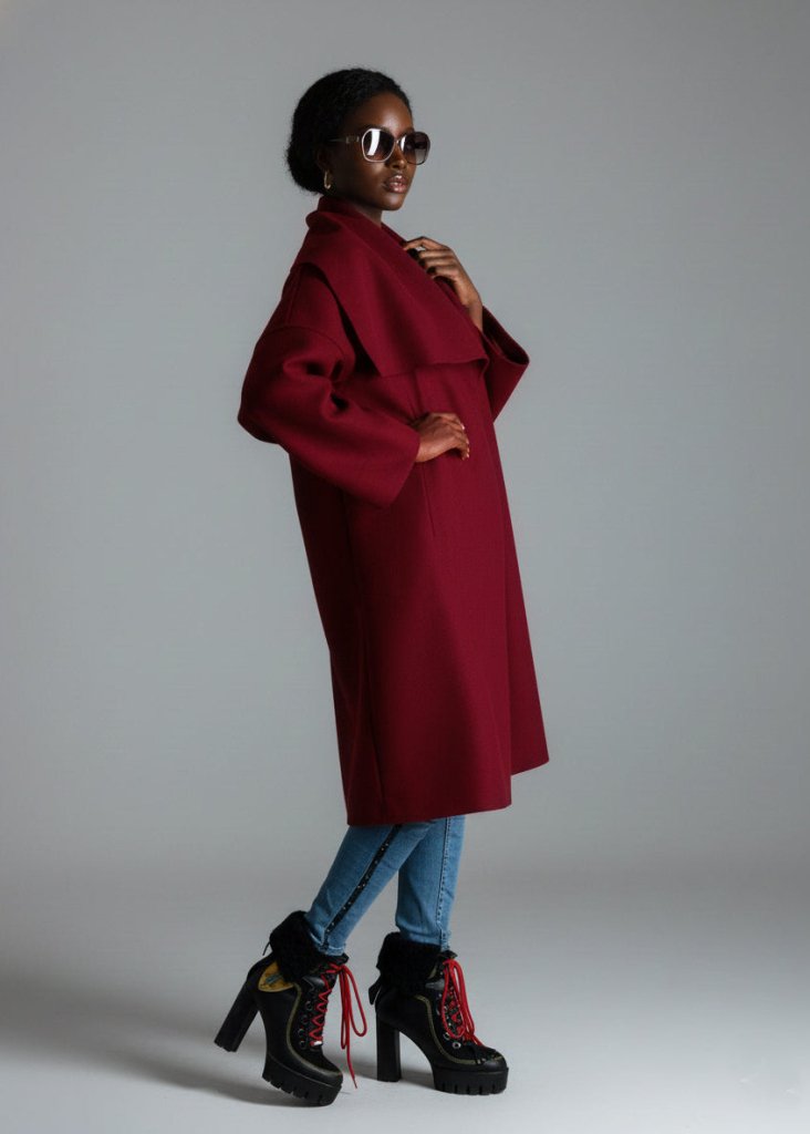 Elegant Wide Coat HELEN - EUG Fashion