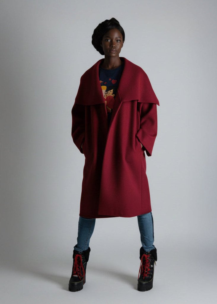 Elegant Wide Coat HELEN - EUG Fashion