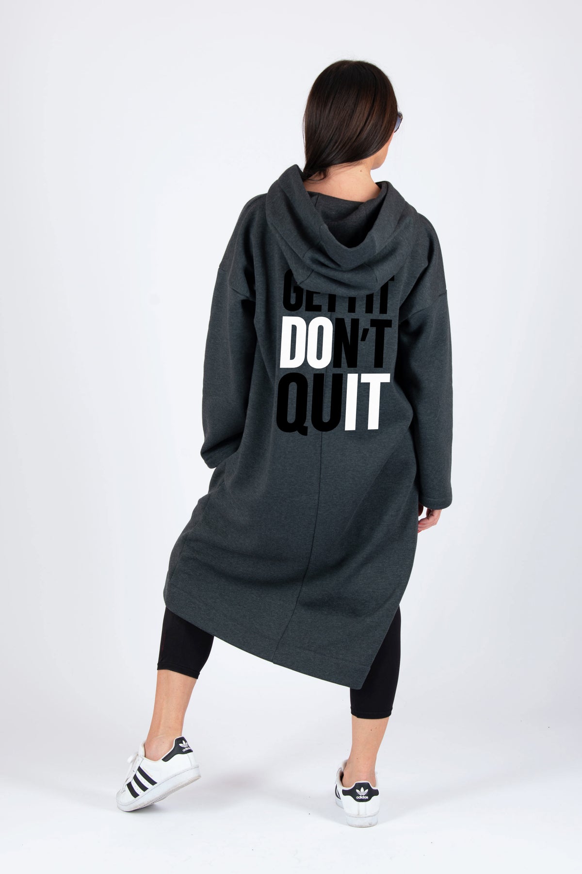 Loose Hooded Dress - Ella