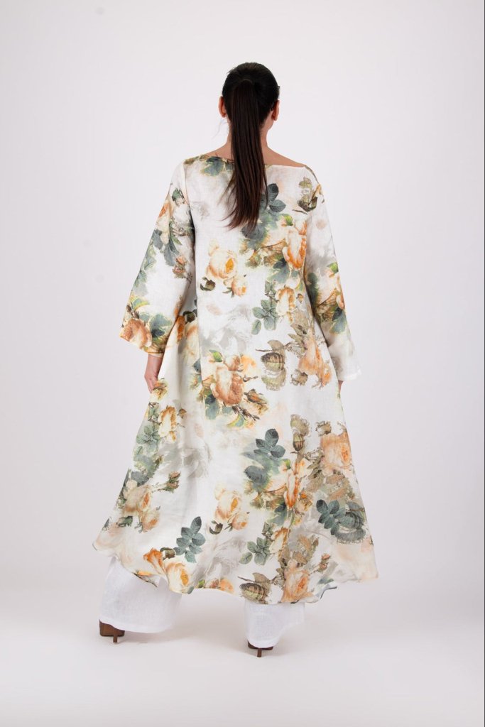 Floral Linen Top JESIKA - EUG Fashion