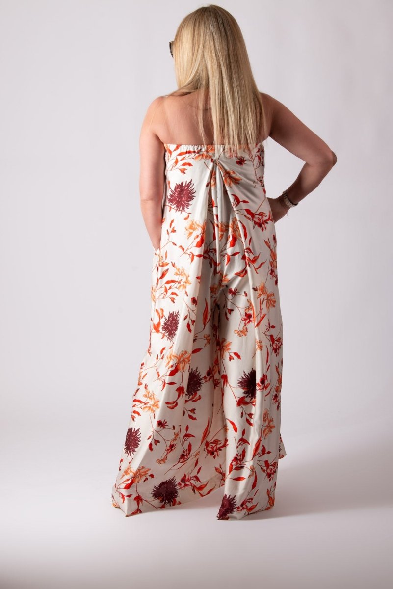 Floral Off Shoulders Jumpsuit TALIA - EUG Fashion