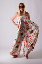 Floral Off Shoulders Jumpsuit TALIA - EUG Fashion