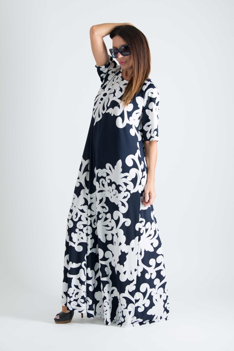Floral Summer Maxi Dress DALLAS - EUG Fashion