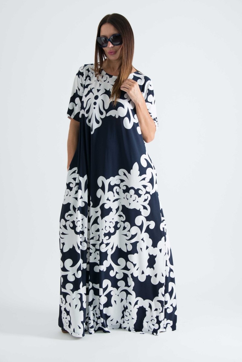 Floral Summer Maxi Dress DALLAS - EUG Fashion