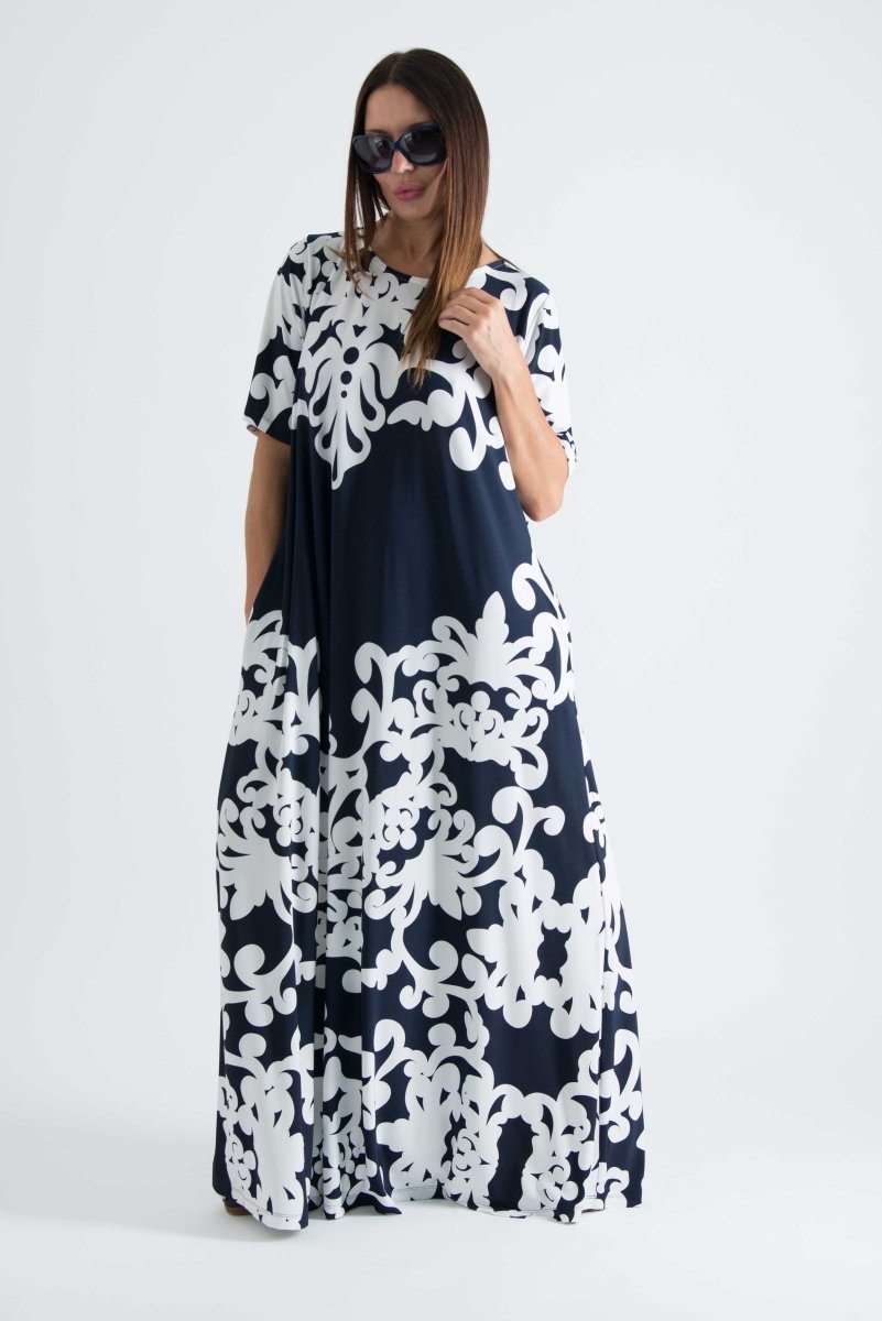 Floral Summer Maxi Dress DALLAS - EUG Fashion EugFashion 