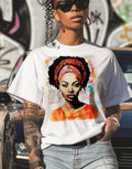 Graphic African woman T shirt - EUG Fashion