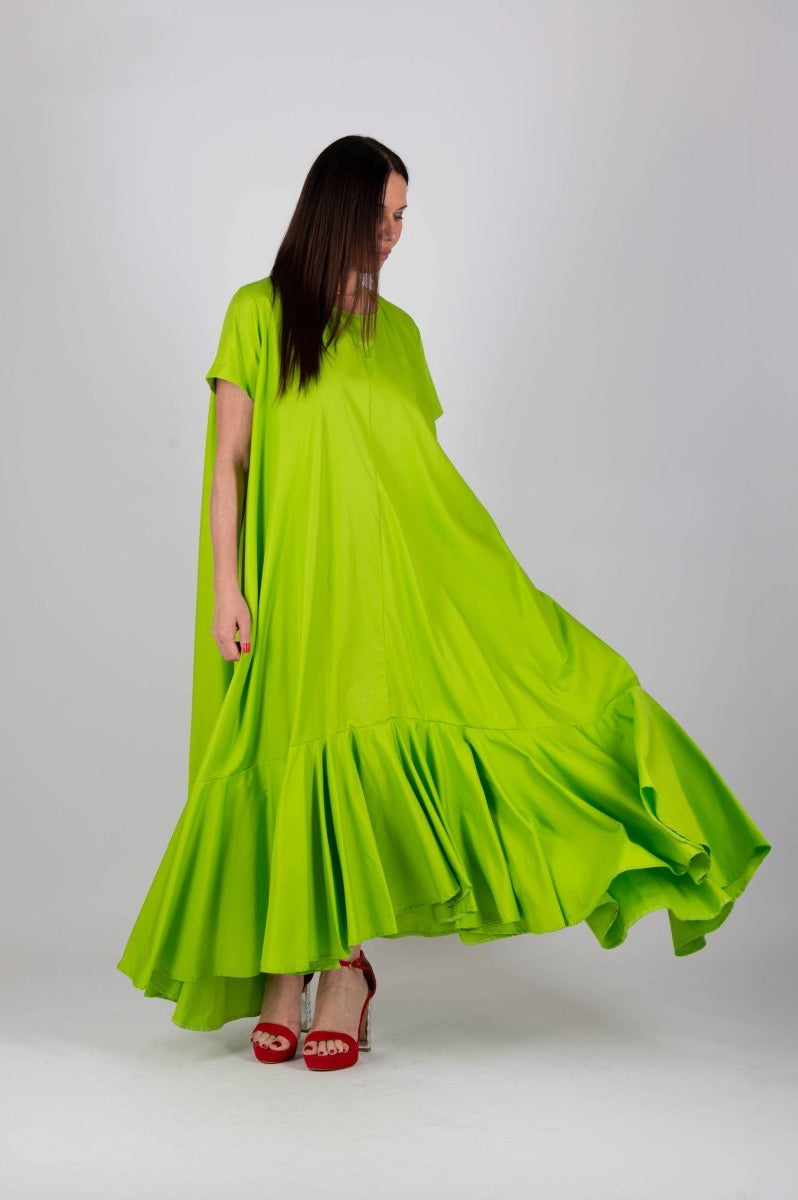 Grass Green Summer Dress DIVA SALE - EUG Fashion
