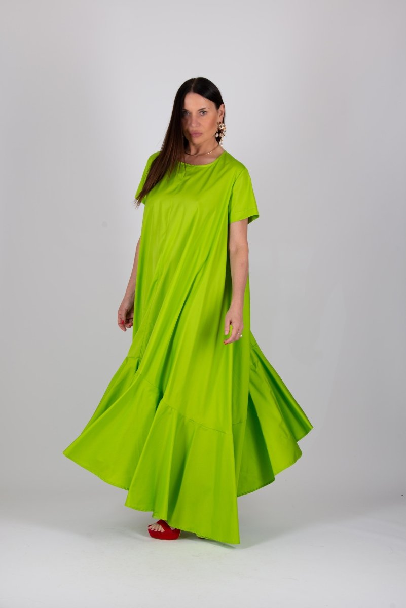 Grass Green Summer Dress DIVA SALE - EUG Fashion