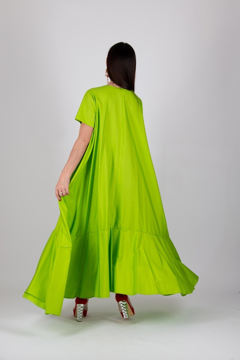 Grass Green Summer Dress DIVA SALE - EUG Fashion