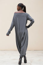 Grey Harem Jumpsuit Marla - EUG Fashion