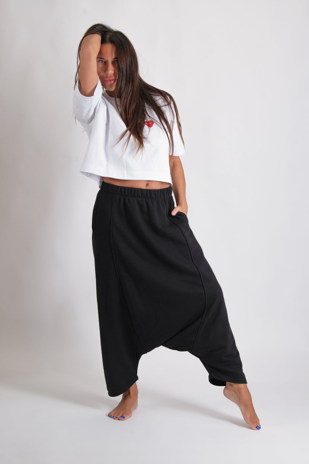 Black harem pants Atlanta — EUG Fashion #black

