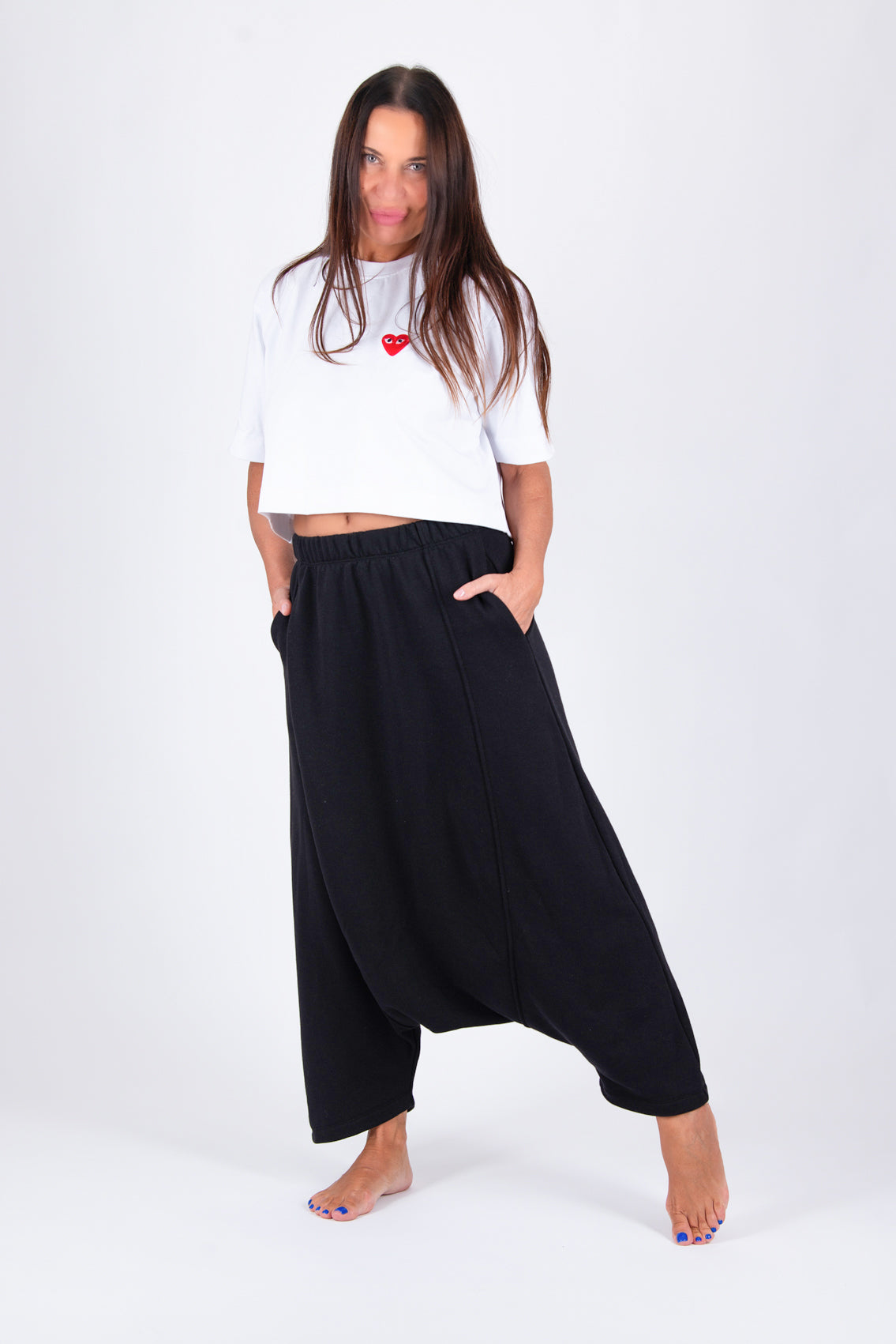 Black harem pants Atlanta — EUG Fashion #black

