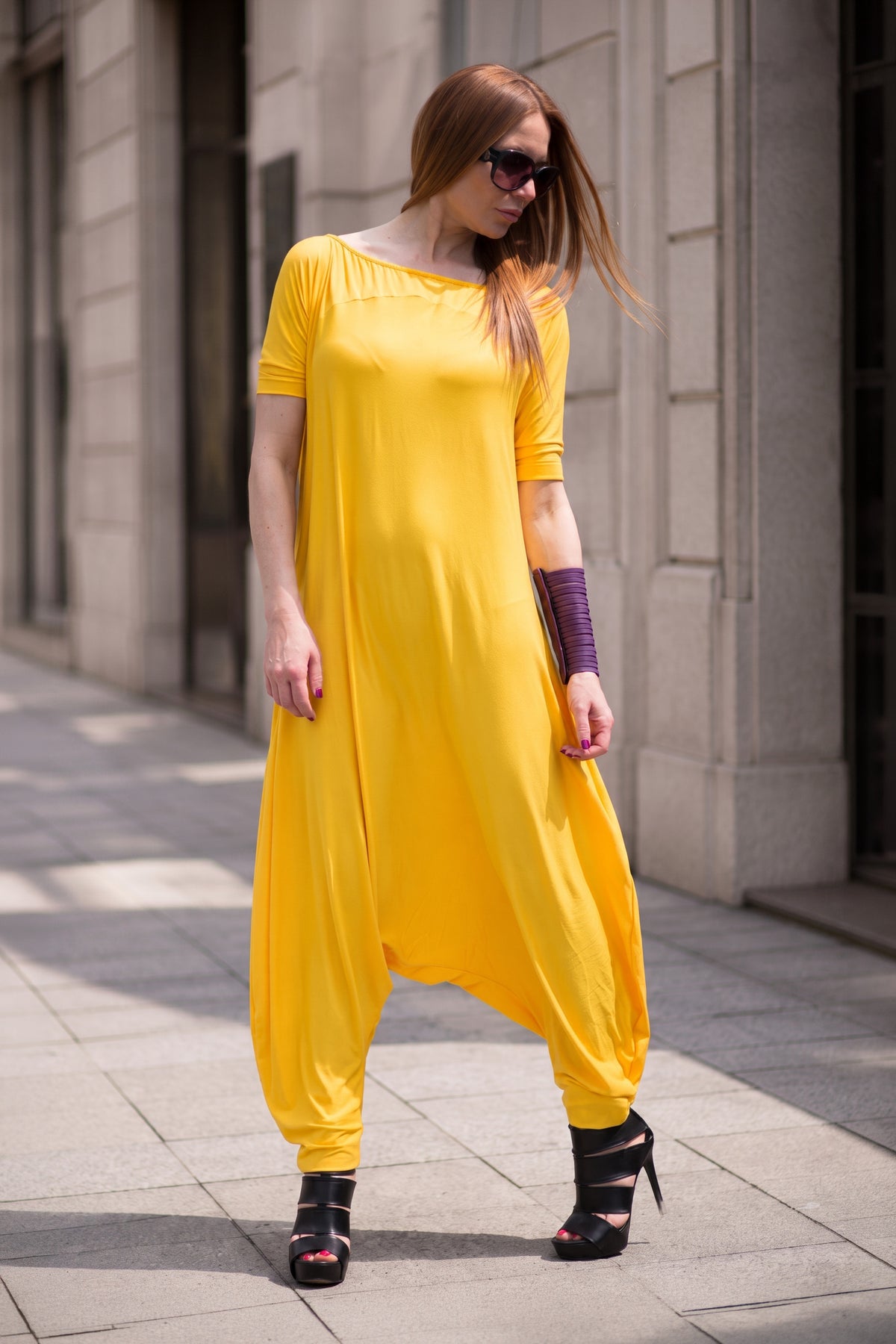 harem-jumpsuit #yellow
