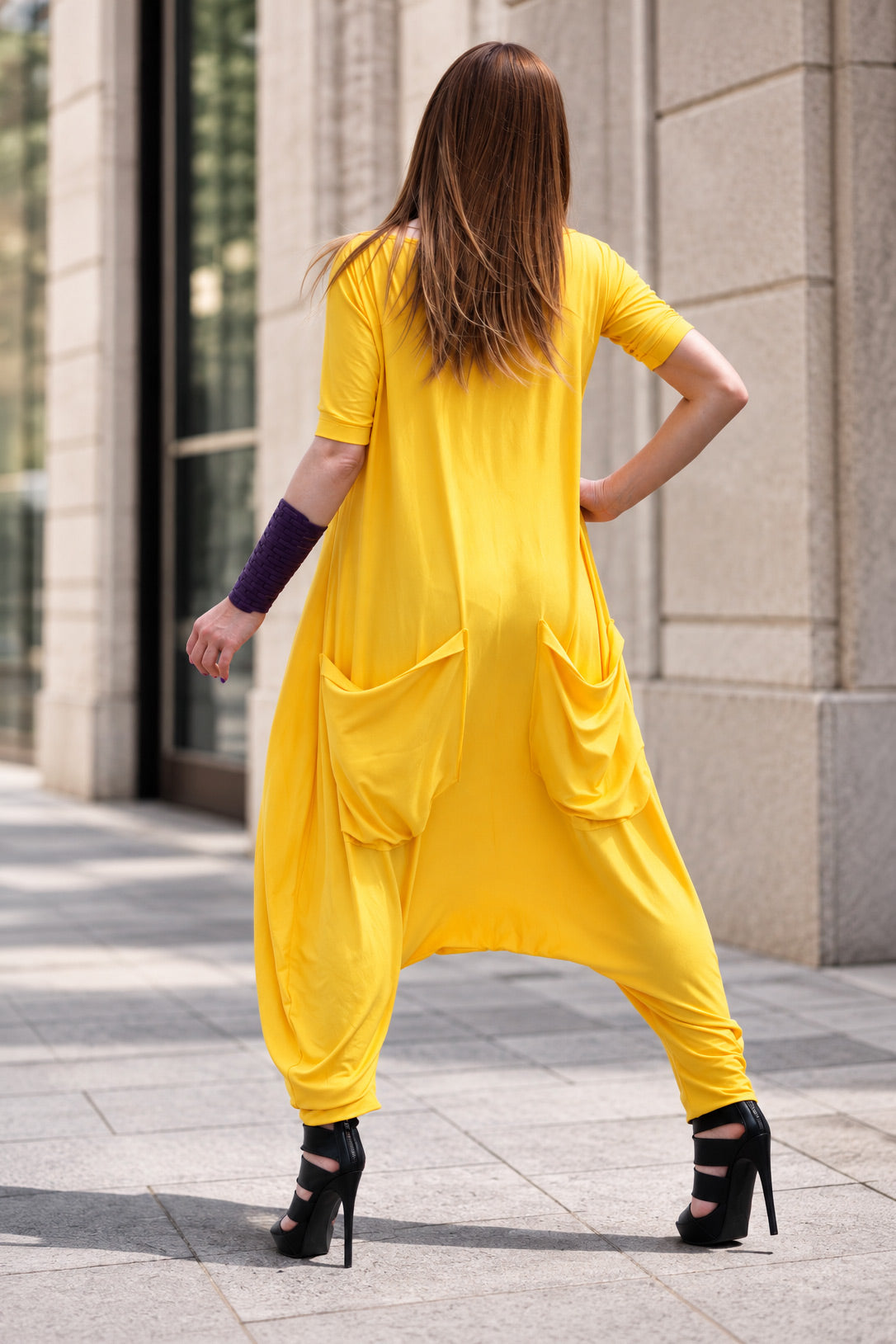 harem-jumpsuit #yellow