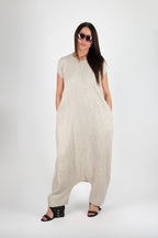 Harem Linen Jumpsuit RUTH - EUG Fashion