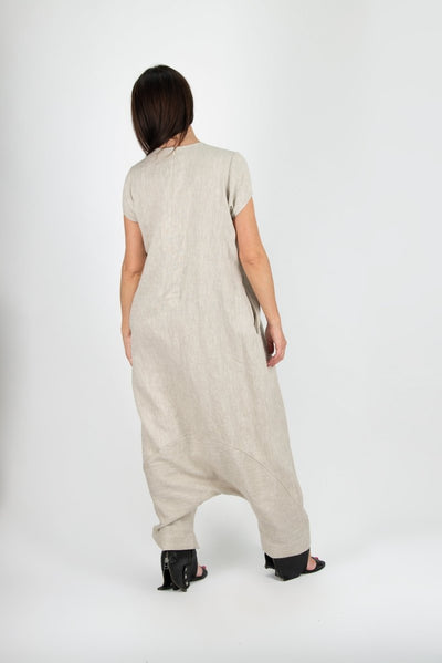 Harem Linen Jumpsuit RUTH - EUG Fashion EugFashion 