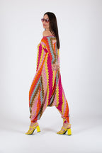 Polka dots harem jumpsuit
