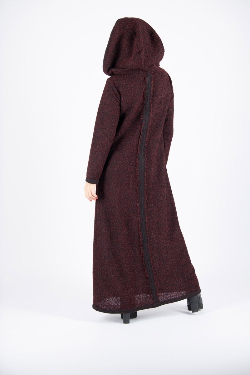 Hooded Knitted Dress LINDA - EUG FASHION EugFashion 