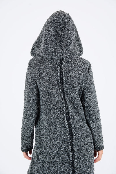 Hooded Knitted Dress LINDA BF - EUG FASHION EugFashion 