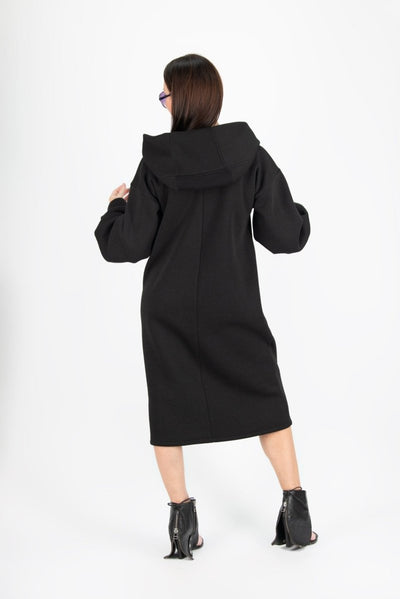 Hooded Long Dress SOFIA - EUG Fashion EugFashion 