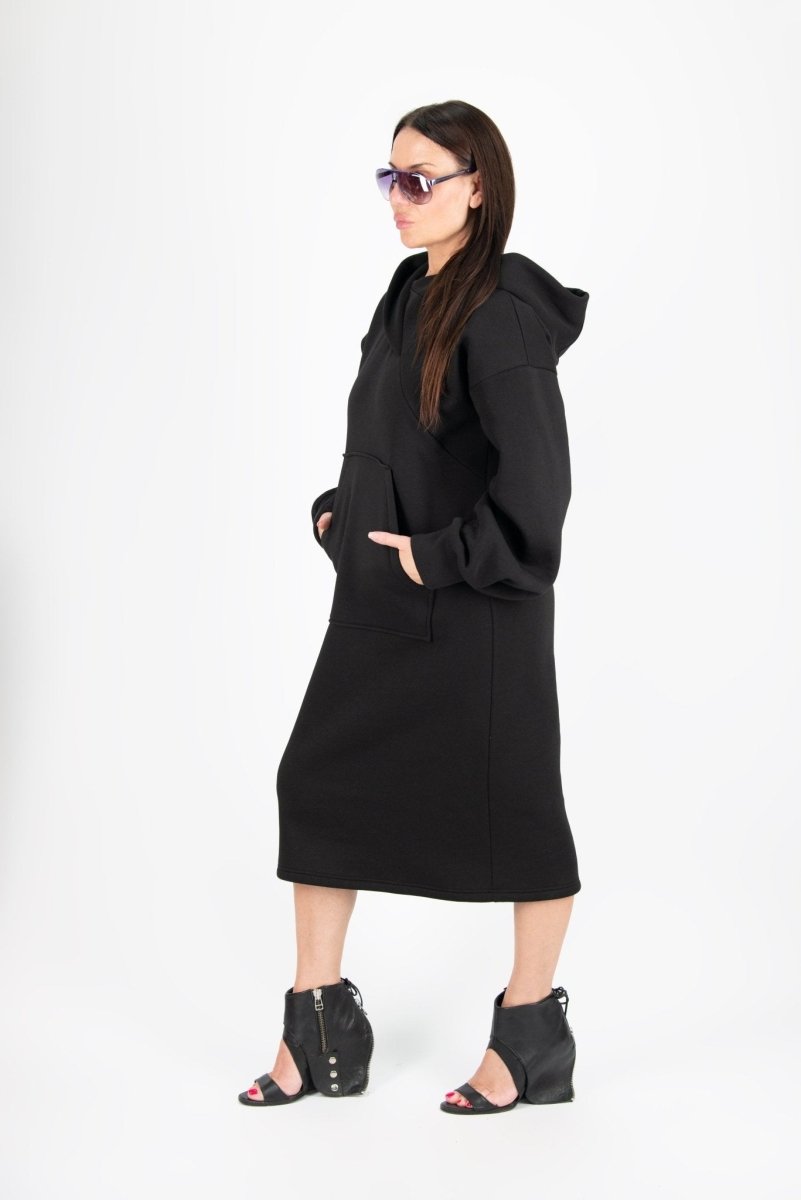 Hooded Long Dress SOFIA - EUG Fashion