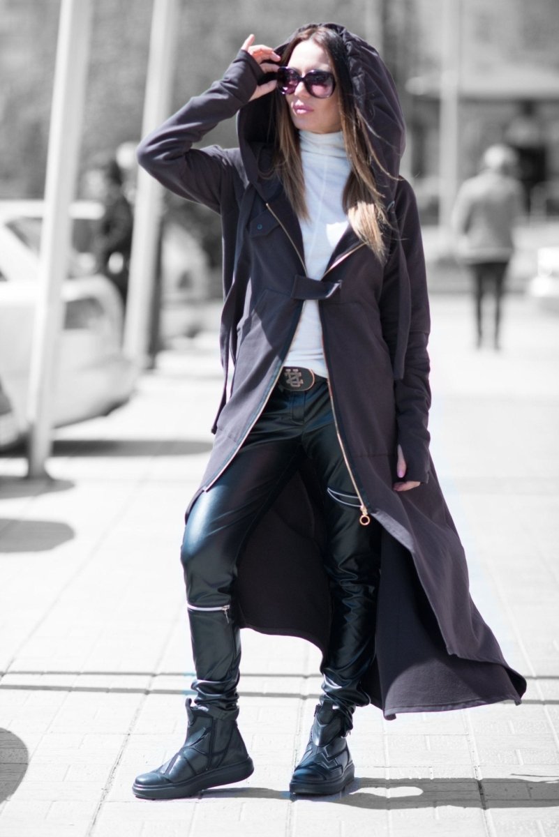 Hooded Long Jacket BETHANY - EUG Fashion