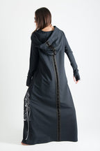 Hooded Octopus Printed Dress TINA - EUG Fashion