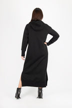 Hooded Sweatshirt Dress SUZANA - EUG Fashion