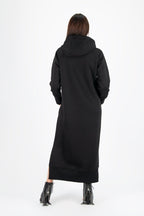 Hooded Sweatshirt Dress SUZANA - EUG Fashion