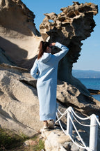 Hooded Sweatshirt Dress SUZANA - EUG Fashion