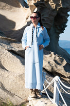 Hooded Sweatshirt Dress SUZANA - EUG Fashion